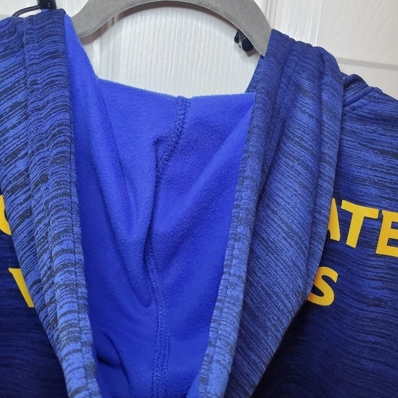 NBA Golden State Warriors Zip-up Hoodie Jacket Sz XL Blue - Picture 8 of 12